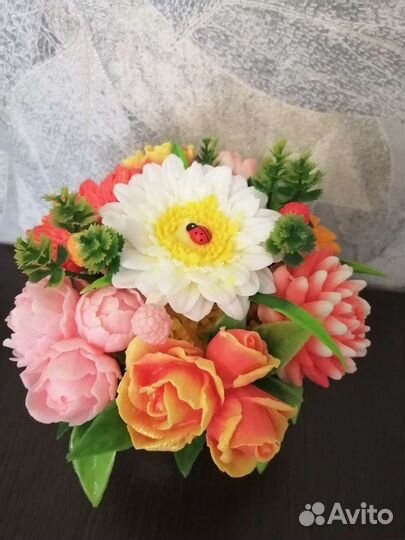 Букет из мыла