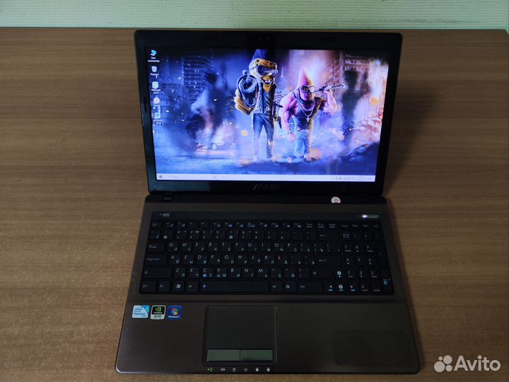 Ноутбук для игр Asus / geforce 2gb / ssd