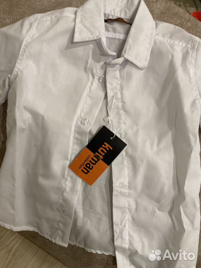 Белая рубашка для мальчика