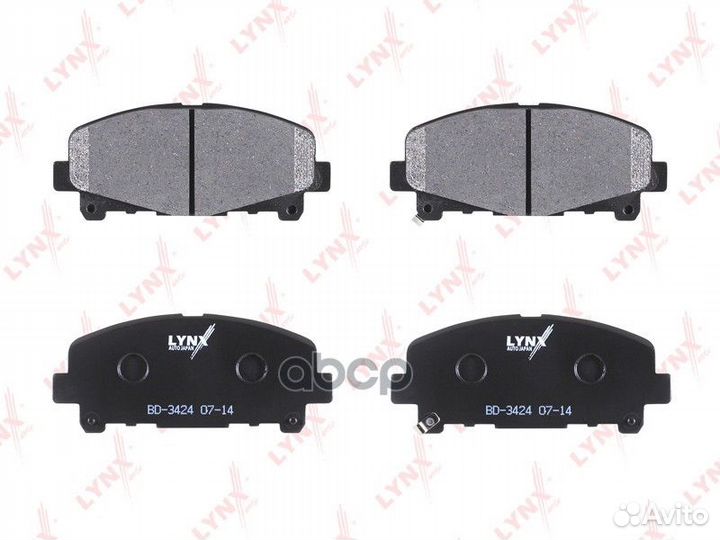 Колодки тормозные передние BD3424 lynxauto