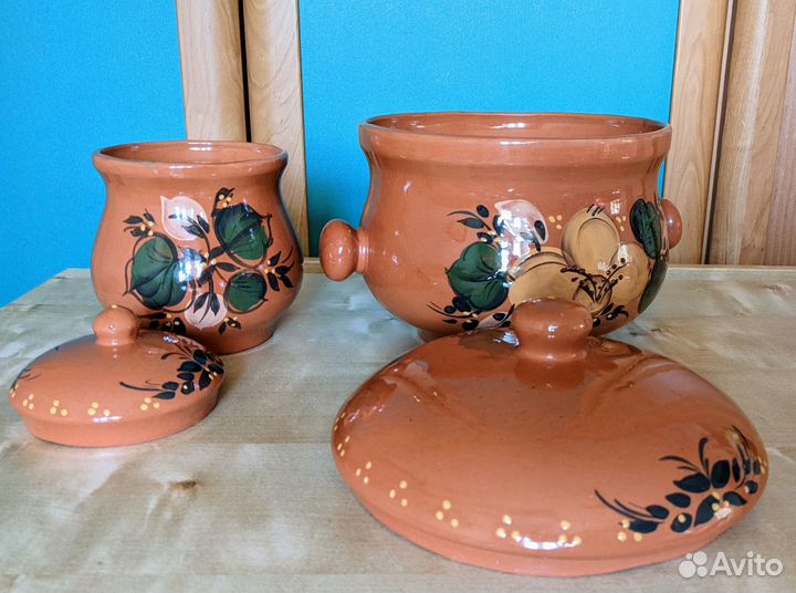 Горшки керамика 2шт комплект