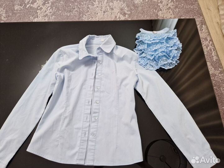 Рубашка для девочки 140, 116, 128, школьная форма