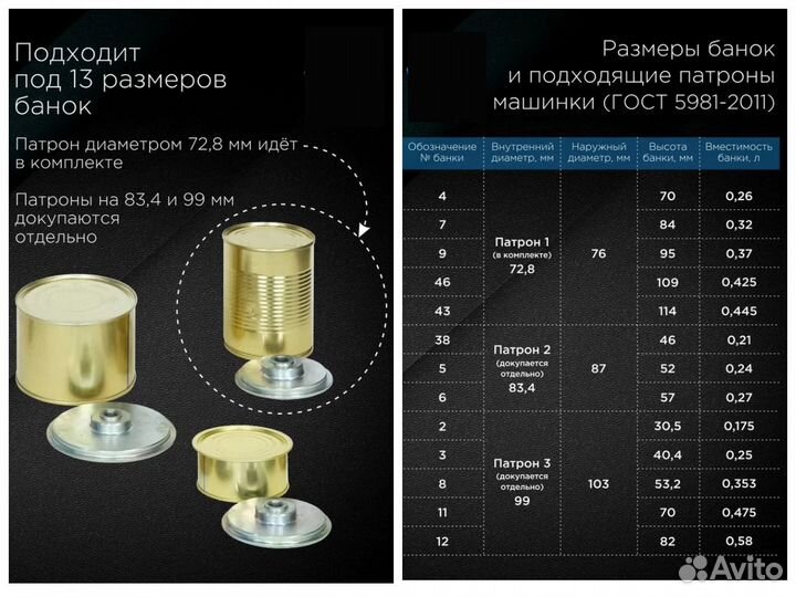 Набор Закаточная машинка + банки жесть №46