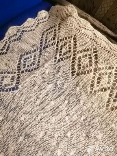 Пуховый платок паутинка