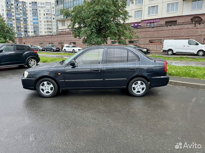 Hyundai Accent 1.5 AT, 2005, 260 000 км