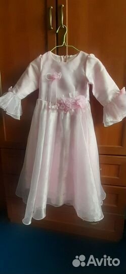 Платье для девочки, длина 80 см