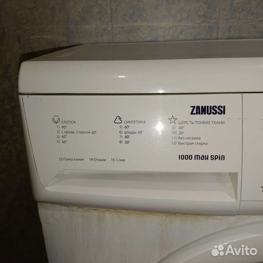 Стиральная машина на запчасти zanussi