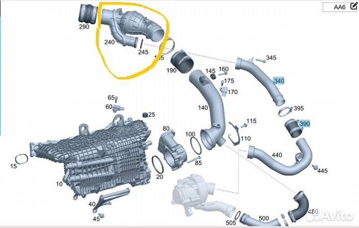 Б/У Патрубок В хорошем состоянии, оригиналnnУ нас