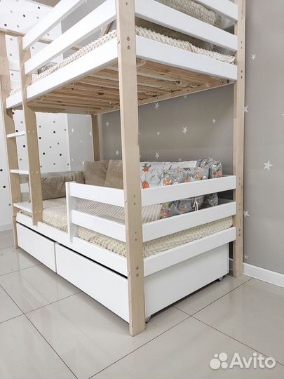 Кровать детская Двухъярусная