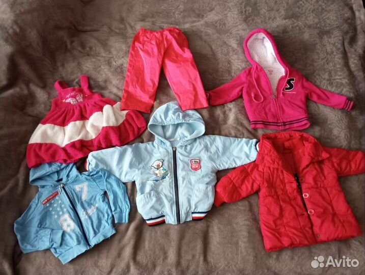 Вещи для девочки пакетом 1-2 года