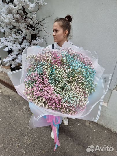 Букет из гипсофилы