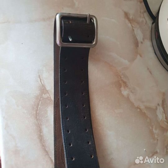 Ремень армейский кожаный