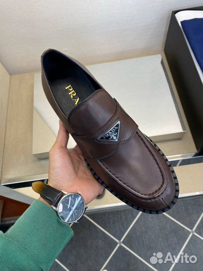 Лоферы мужские prada