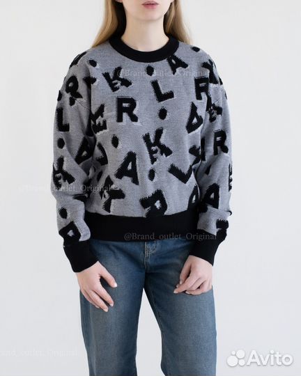 Новый Свитшот свитер karl lagerfeld ориг