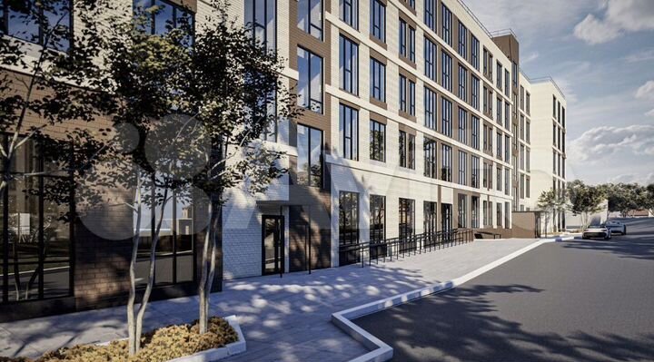 1-к. квартира, 51,2 м², 4/5 эт.