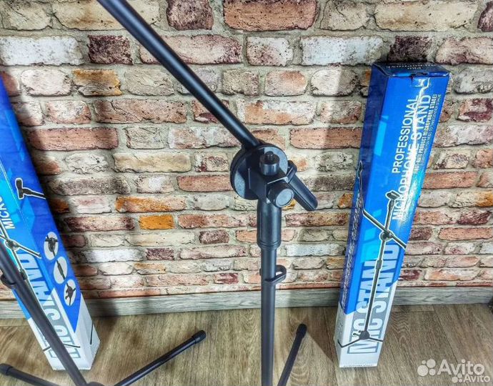 Стойка для микрофона напольная журавль