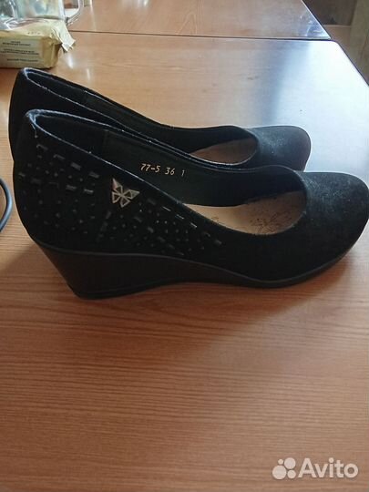 Туфли женские на горке 36