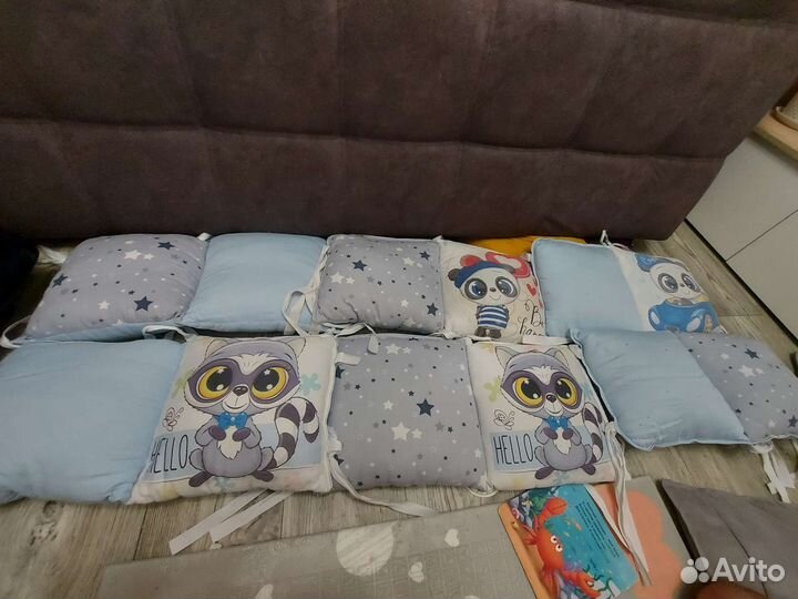 Подушка-позиционер бортики в кроватку