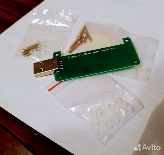 Raspberry Pi Zero W 1.1 + плата A-usb