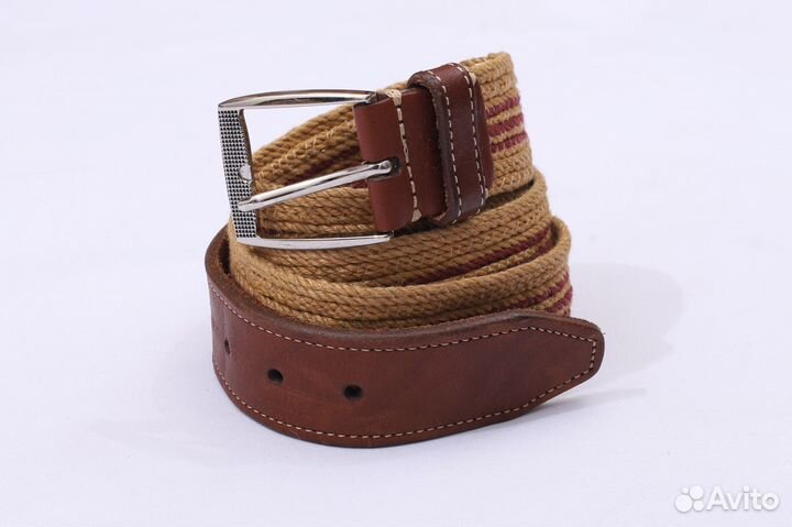 Martin Dingman Linen/Leather Belt ремень