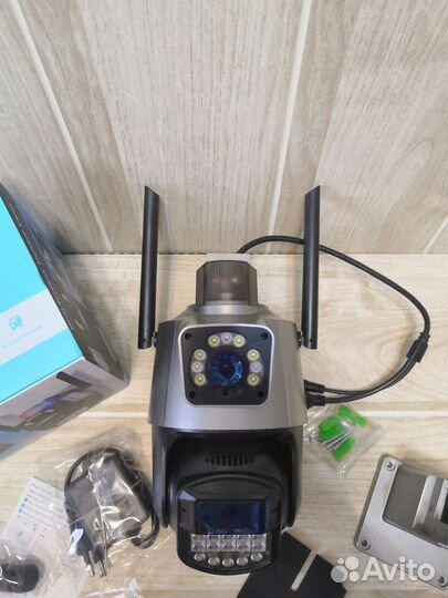 Двойная камера видео наблюдения 4 мп