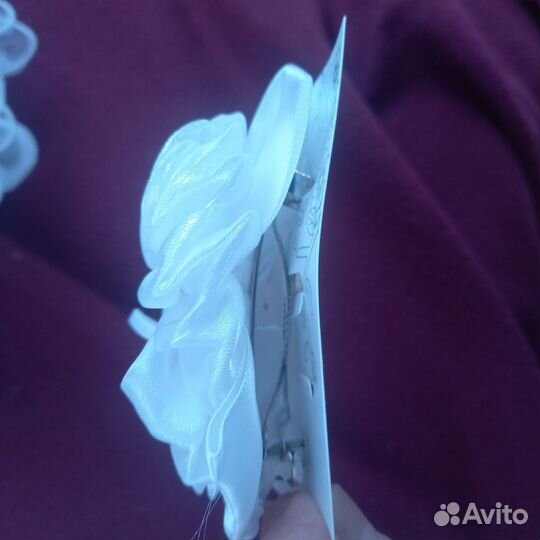 Банты на резинке для волос и на крабике