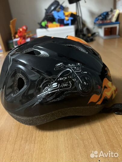 Шлем детский защитный велосипедный размер 50-57