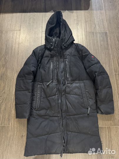 Пуховик мужской длинный