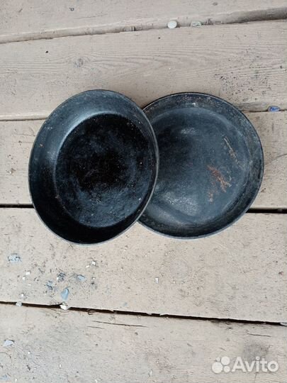 Сковорода чугунная бу