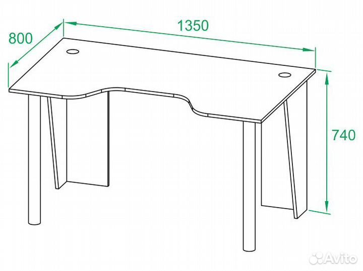Стол геймерский 120689