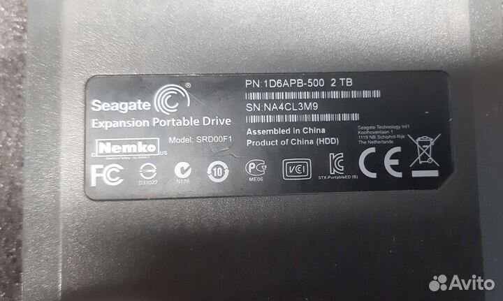 Внешний жесткий диск 2.5 Seagate на 2тб