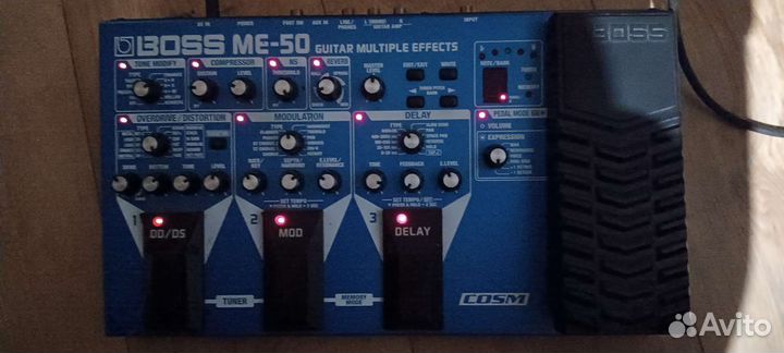 Гитарный процессор эффектов boss ME-50 (с бп)