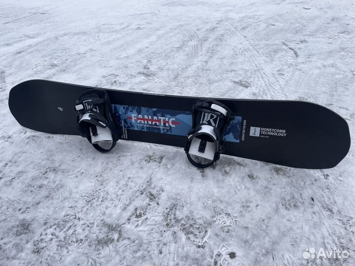 Комплект Сноуборд Fanatic FTC крепы Ride C6