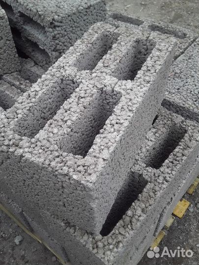 Керамзитобетонные блоки Пустотелые Полнотелые