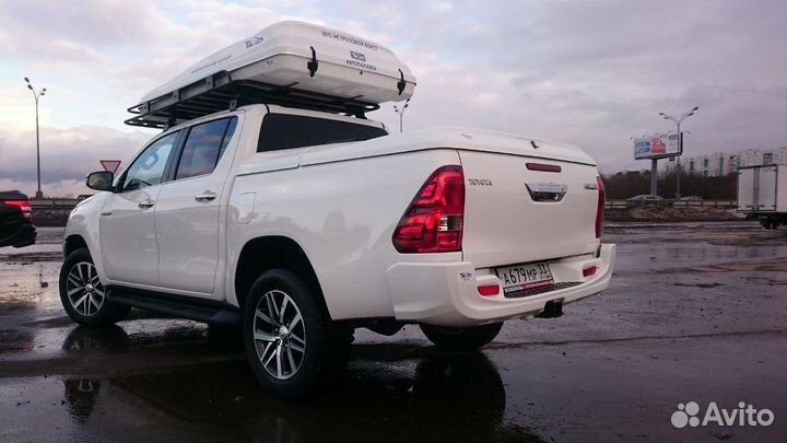 Бампер авс-Дизайн задний с квадратом под дополните