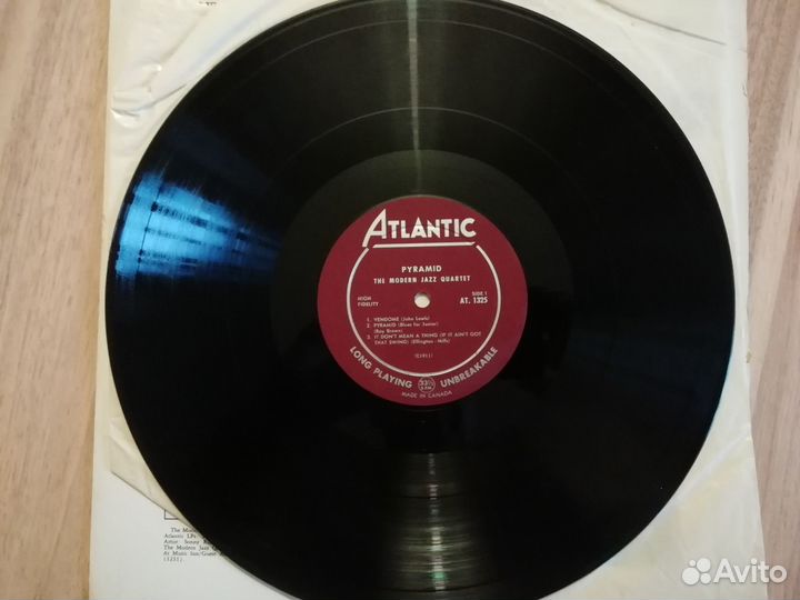 The Modern Jazz Quartet. Pyramid /1960