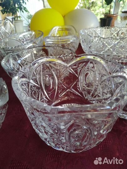 Ваза Салатник Хрусталь СССР