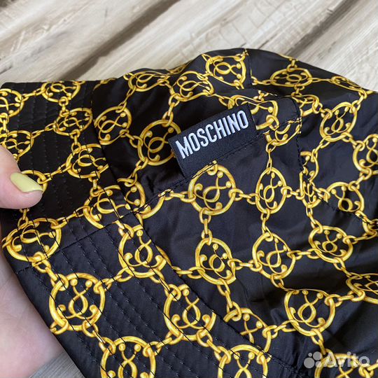 Шляпа панама женская теплая Moschino