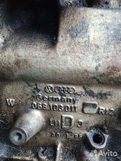 Блок двигателя фольксваген