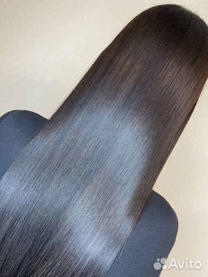 Кератиновое выпрямление волос /Ботокс Любая длина