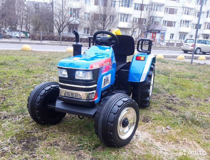 Детский электромобиль-трактор с пультом управления