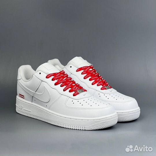 Кроссовки Nike Air Force 1 Low Supreme White