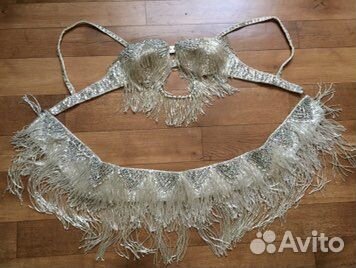 Костюм для восточных танцев ручная работа и платки