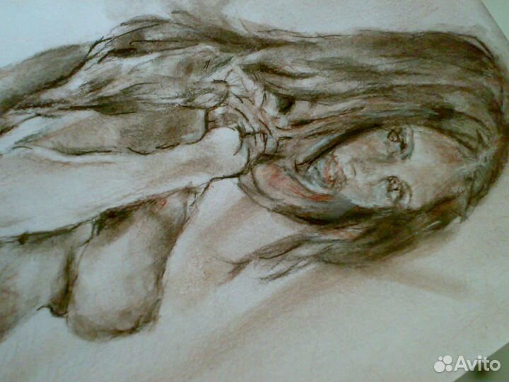 Картина оригинал,обнаженная невеста,эротик фэнтези