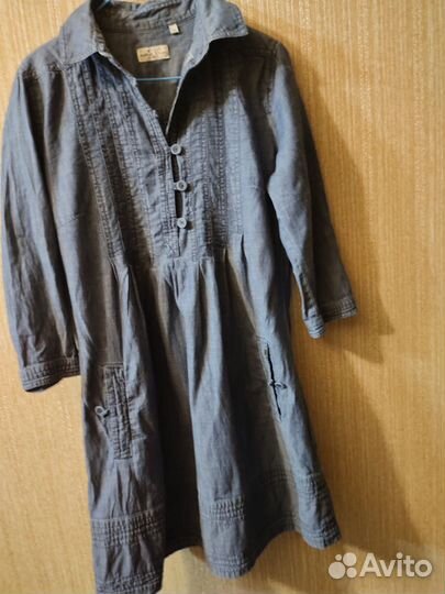 Платье в джинсовом стиле