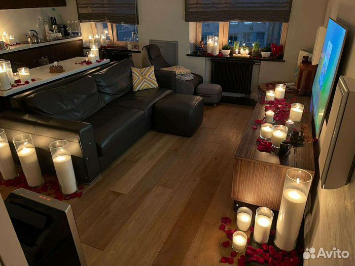 Аренда насыпных свечей