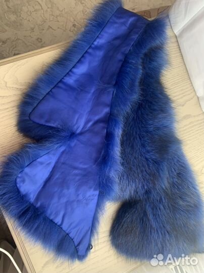 Меховой воротник песец
