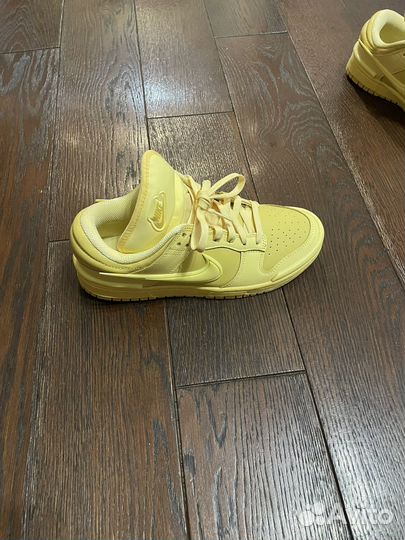 Низкие кроссовки Dunk Twist Nike желтые