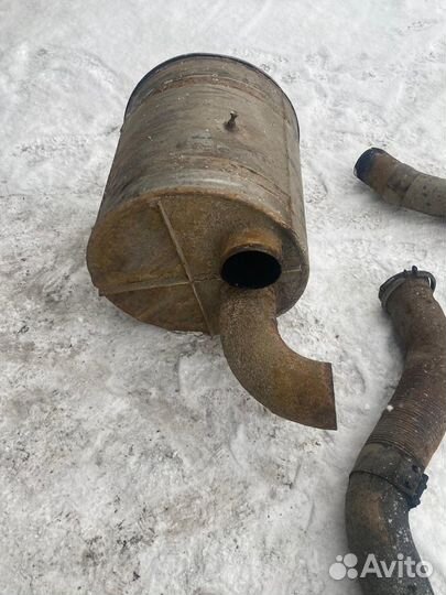 Бочка глушителя в Сборе с трубами DAF XF95