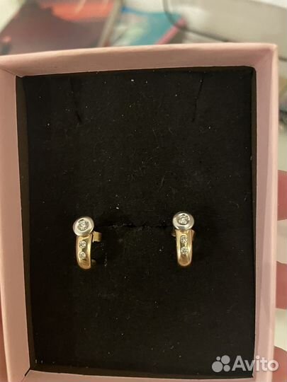 Серьги с бриллиантами mancara